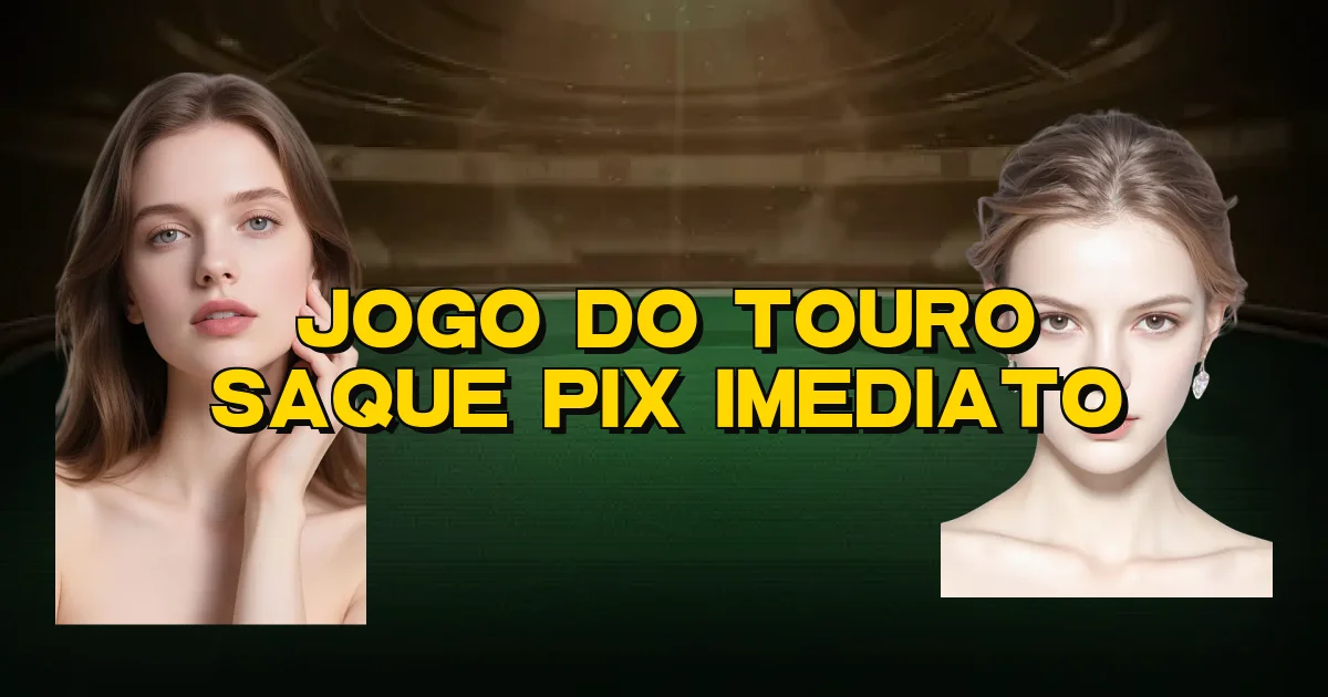 Jogo Do Touro Saque Pix Imediato Oficial