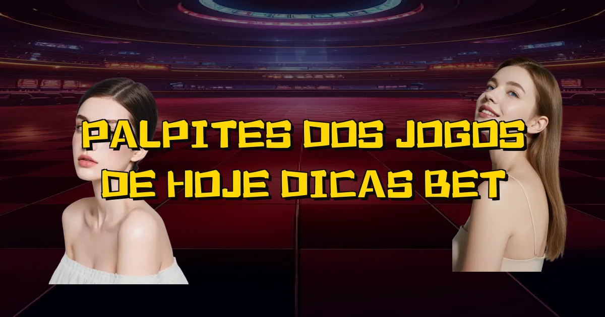 Palpites Dos Jogos De Hoje Dicas Bet Oficial